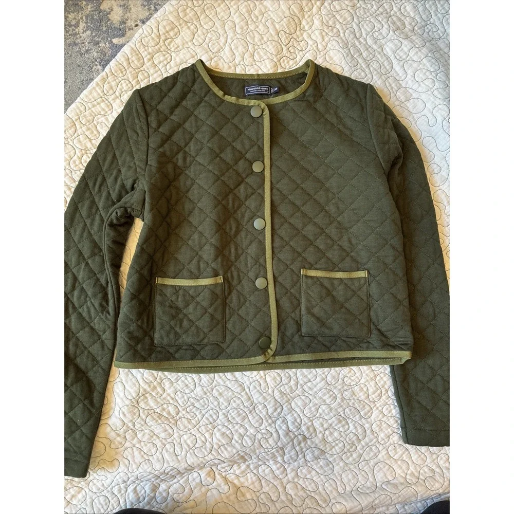 Vineyard Vines Size Xs Women's Lightweight Quilted‎ Barn Jacket New Without Tag